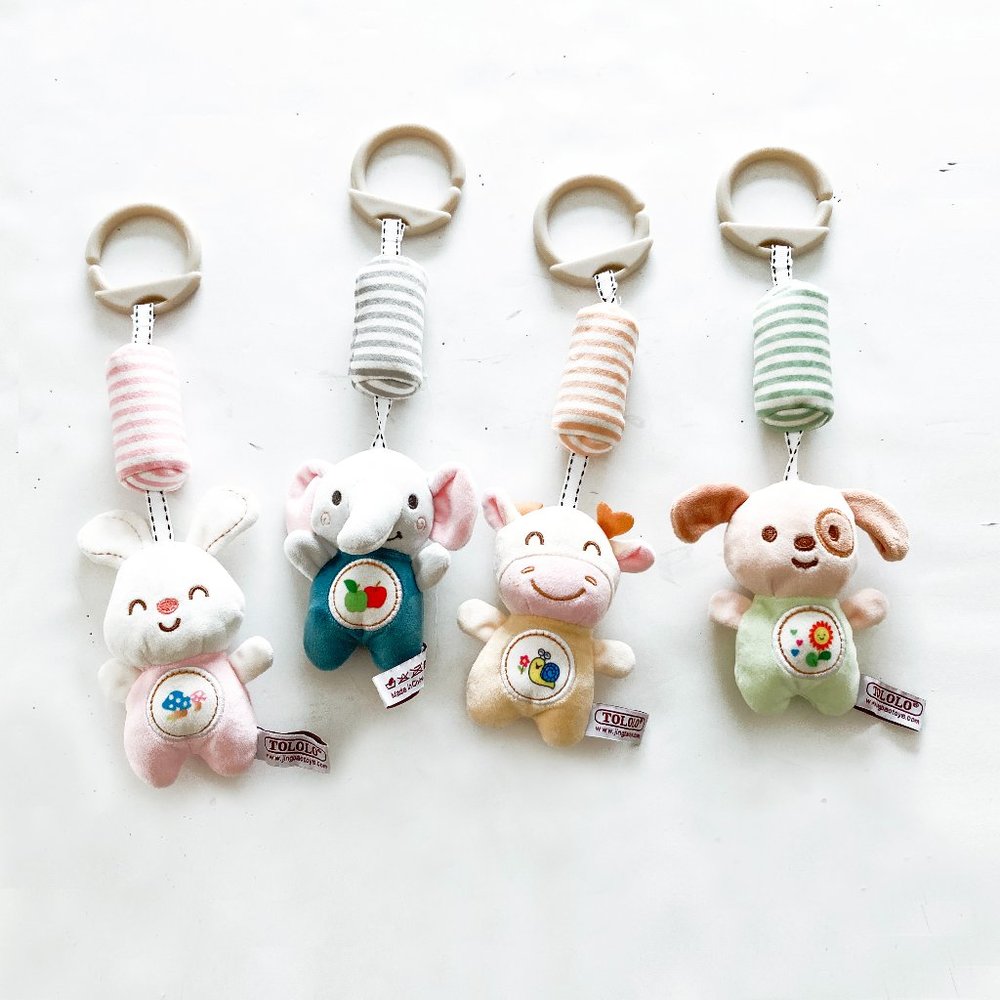 Tololo Stroller Toys, Pack of 4